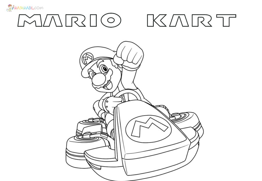 Coloriage Mario Kart - 40 nouvelles images pour une impression gratuite
