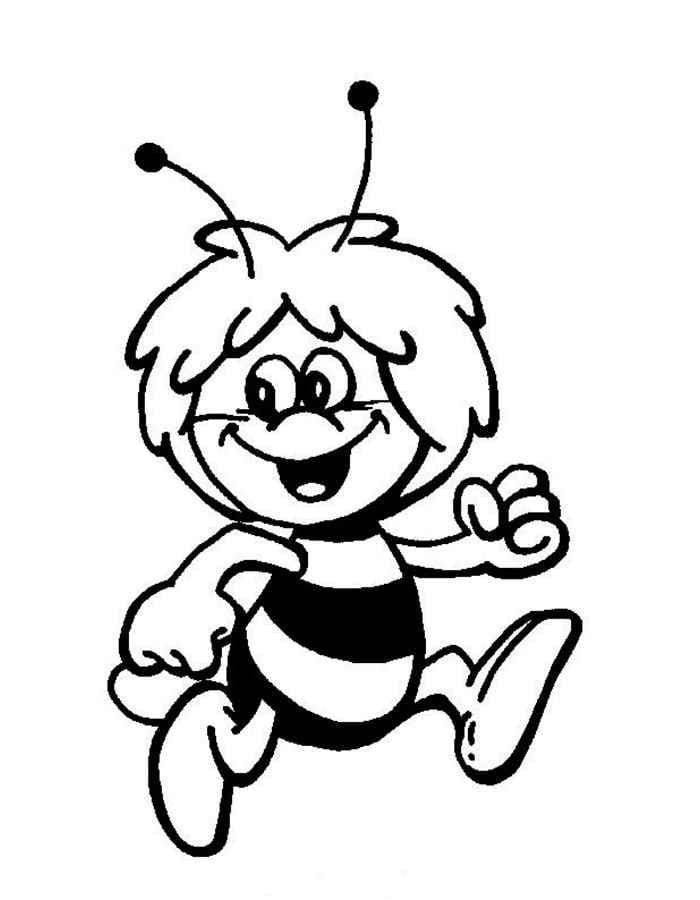 Maya the Bee Coloring Pages | 100 Pictures Free Printable