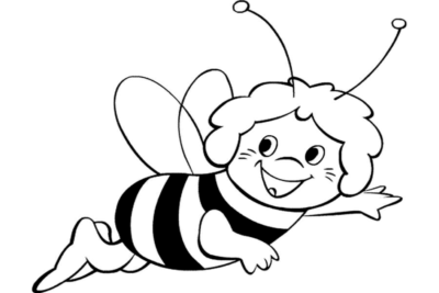 Раскраски Пчелка Майя - Распечатать бесплатно