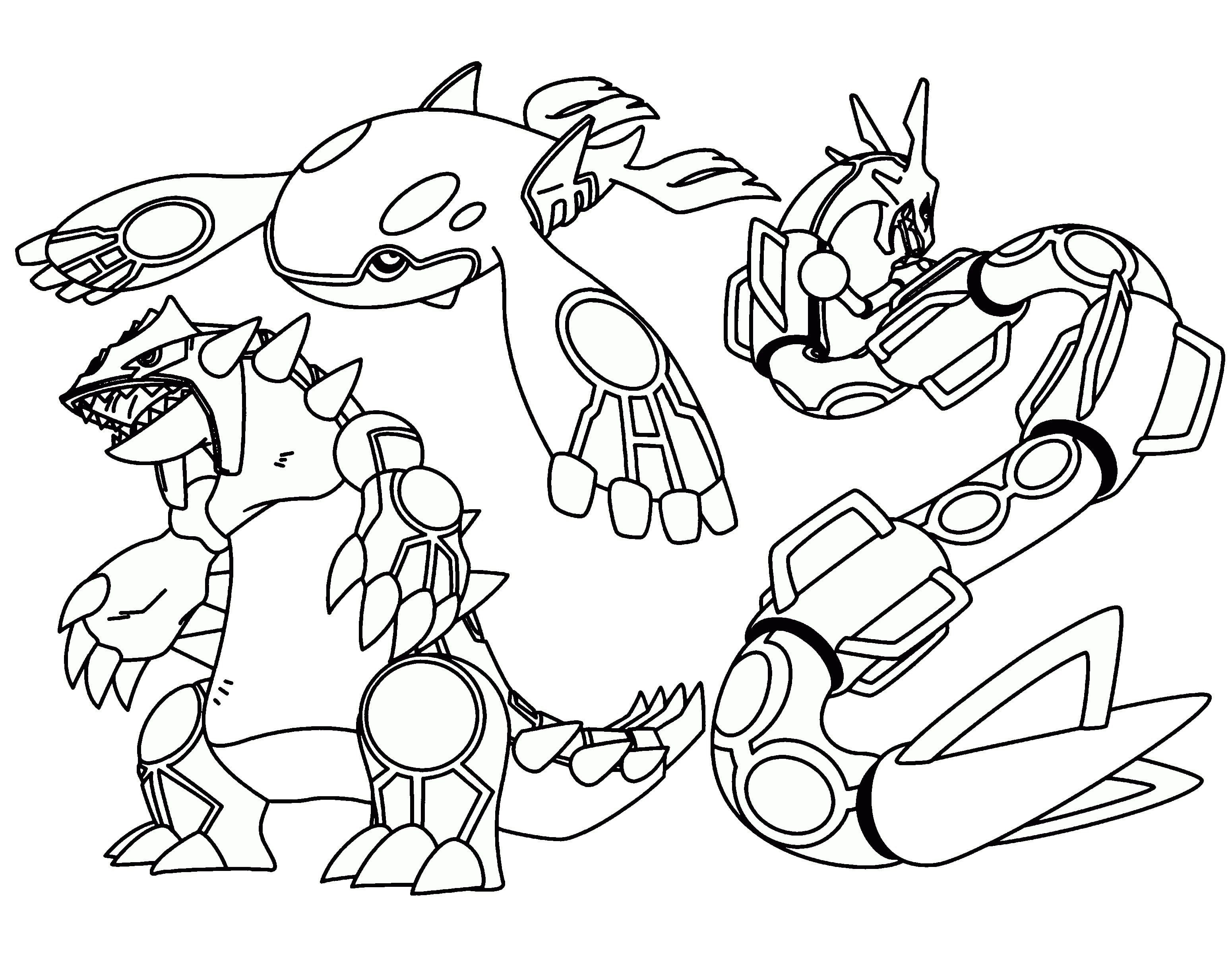 Desenhos para colorir Pokémon MegaEvolução