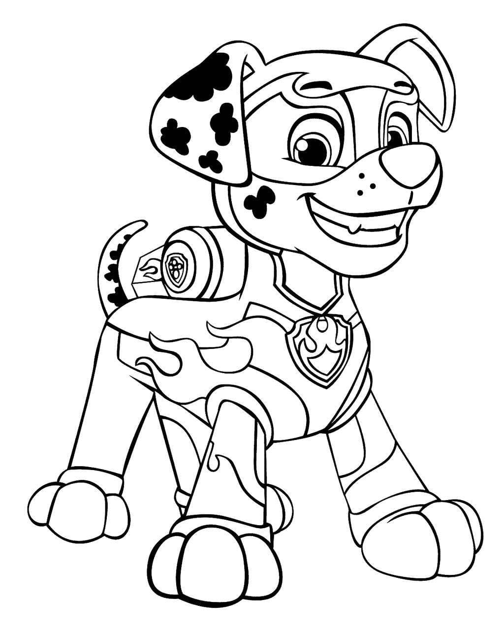 PAW Patrol Mighty Pups Coloring Pages | 60 Pictures Free Printable
