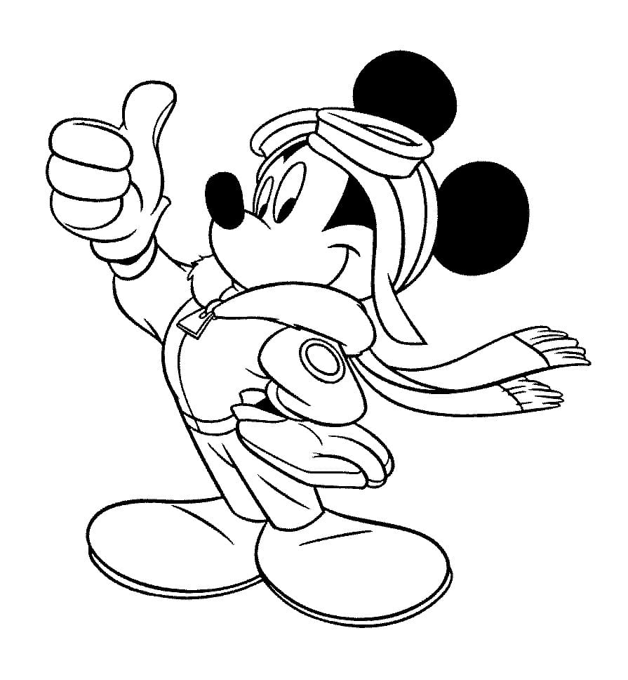 Mickey Mouse Coloring Pages | 100 images Free Printable