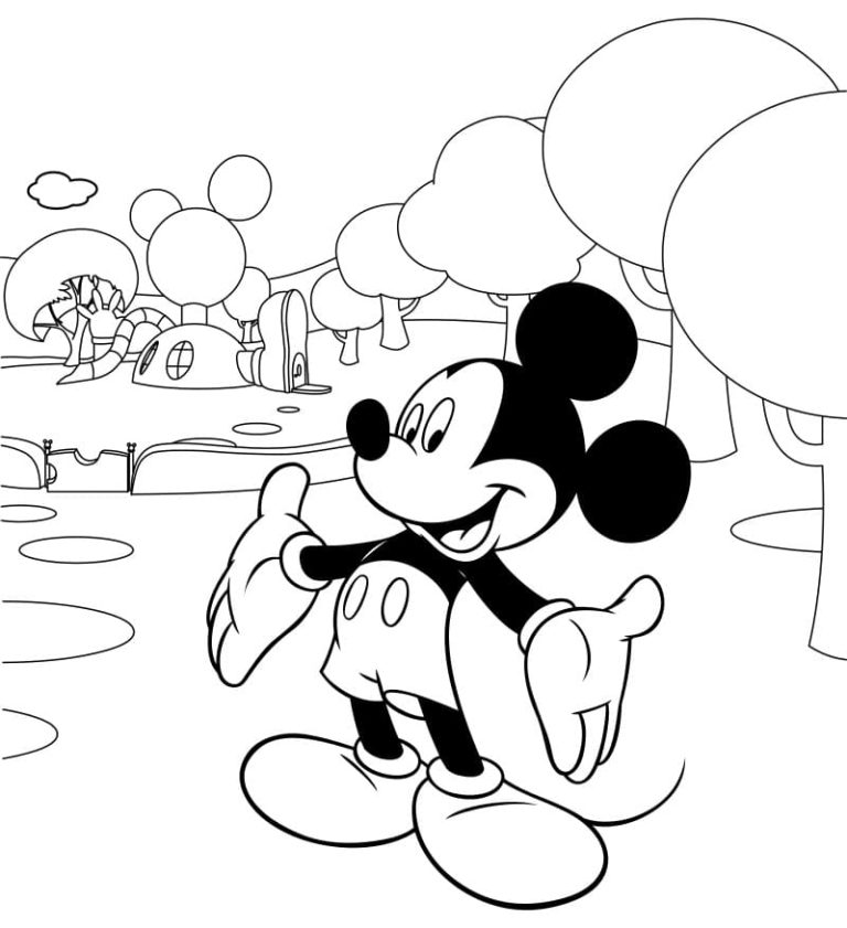 Desenhos do Mickey para colorir - 100 imagens para impressão gratuita