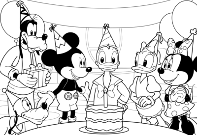 Mickey Mouse Clubhouse Coloring Pages | 100 Pictures Free Printable