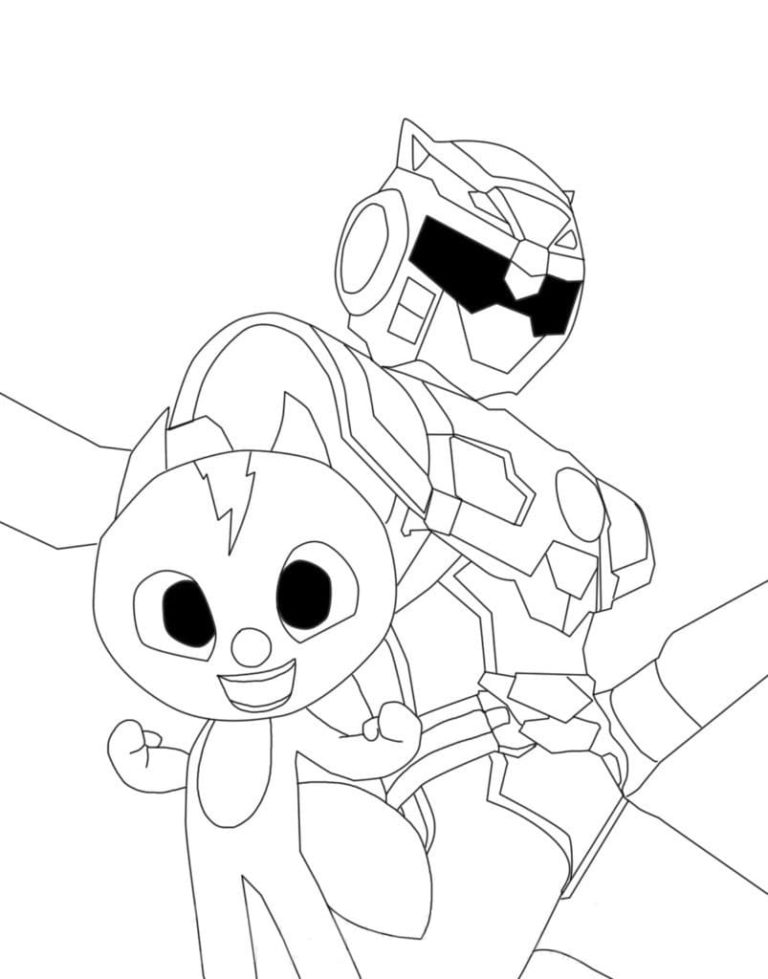 miniforce-coloring-pages