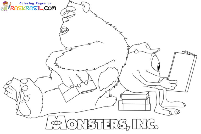 Dibujos de Monster Inc para Colorear