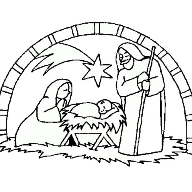 Nativity Coloring Pages | 100 Pictures Free Printable