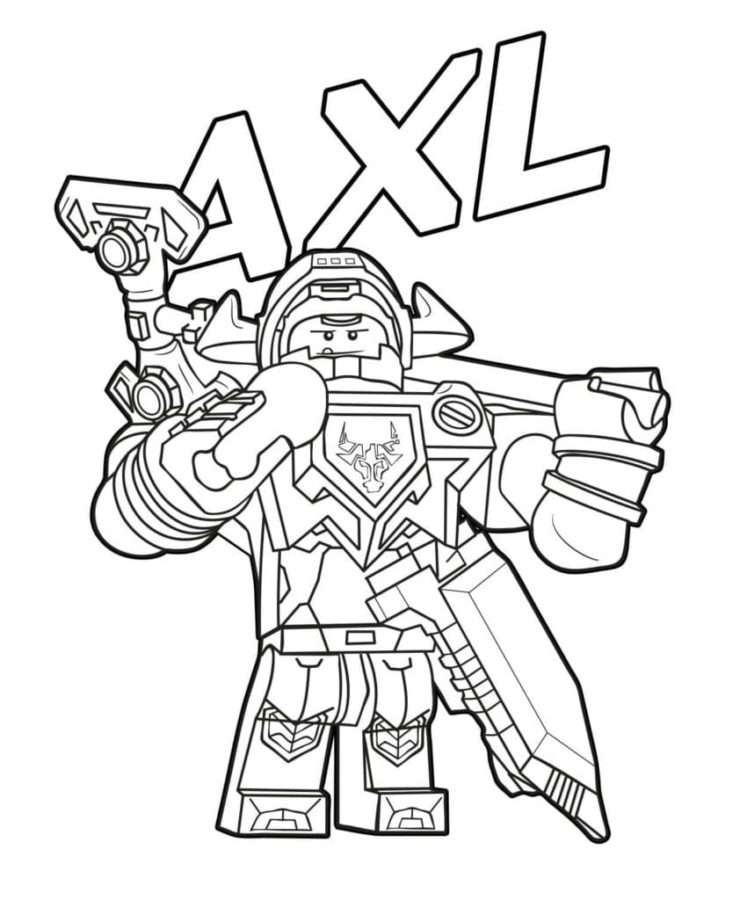 LEGO Nexo Knights Coloring Pages | 70 Pictures Free Printable