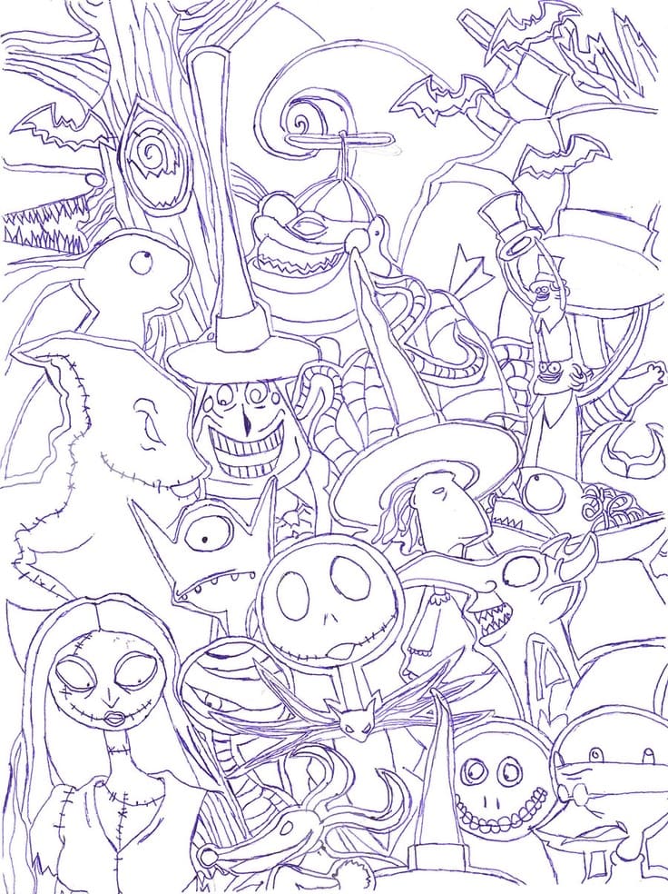 Raskrasil.com-Coloring-Pages-Nightmare-before-Christmas-3