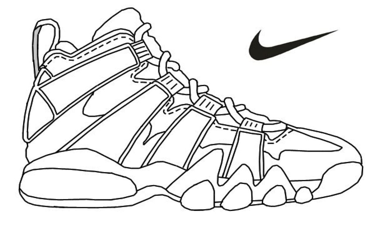 Coloriage Nike à imprimer