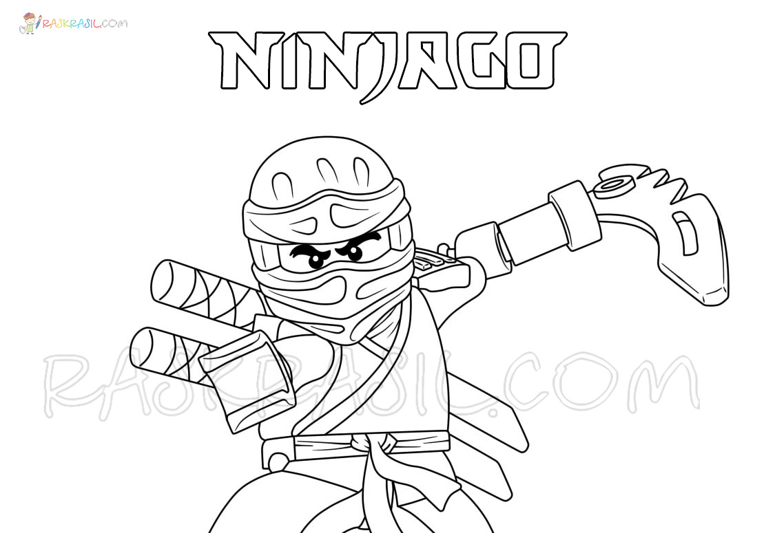 Desenho e Imagem Ninja Espada para Colorir e Imprimir Grátis para Adultos e  Crianças 