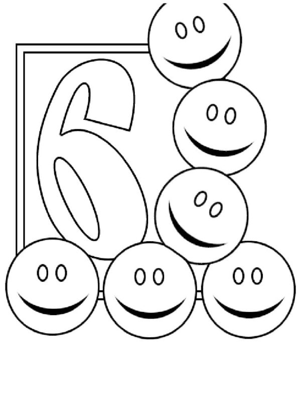 Dibujos de Números para Colorear