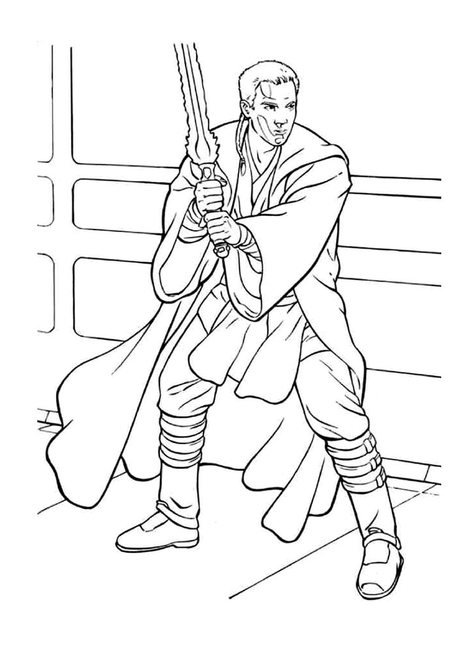 Dibujos de Obi Wan Kenobi para Colorear - 50 imágenes para imprimir gratis