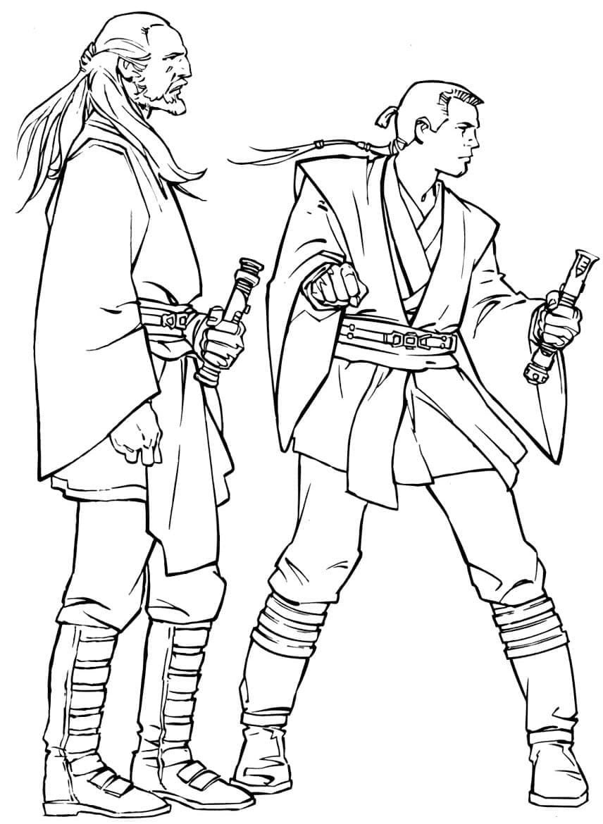 Desenhos de Obi Wan Kenobi para Colorir - 50 imagens para impressão gratuita