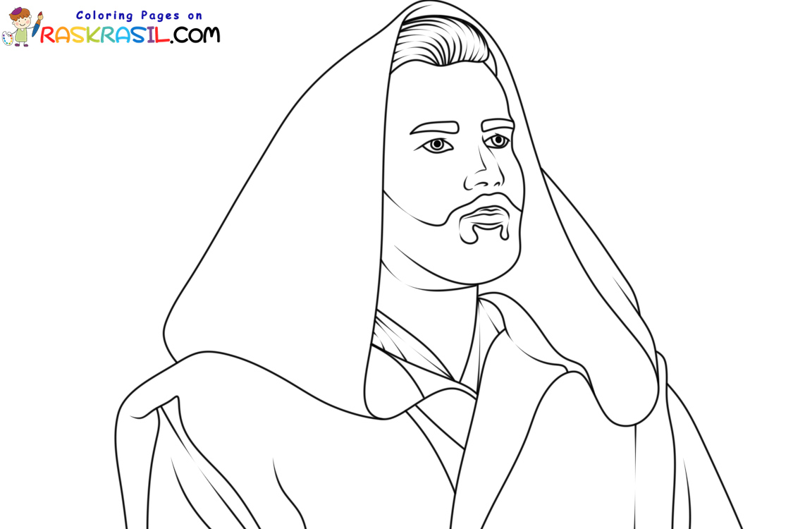 Coloriage Obi-Wan Kenobi - 50 pages à colorier à imprimer gratuits
