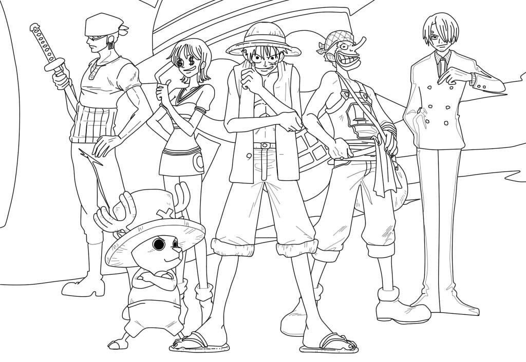 One Piece Coloring Pages 90 Images Free Printable