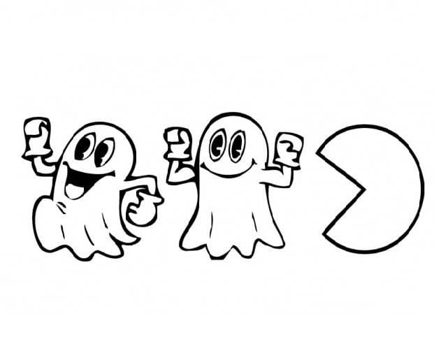 Desenhos de Pacman para Colorir