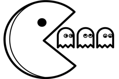 Pac Man Coloring Pages