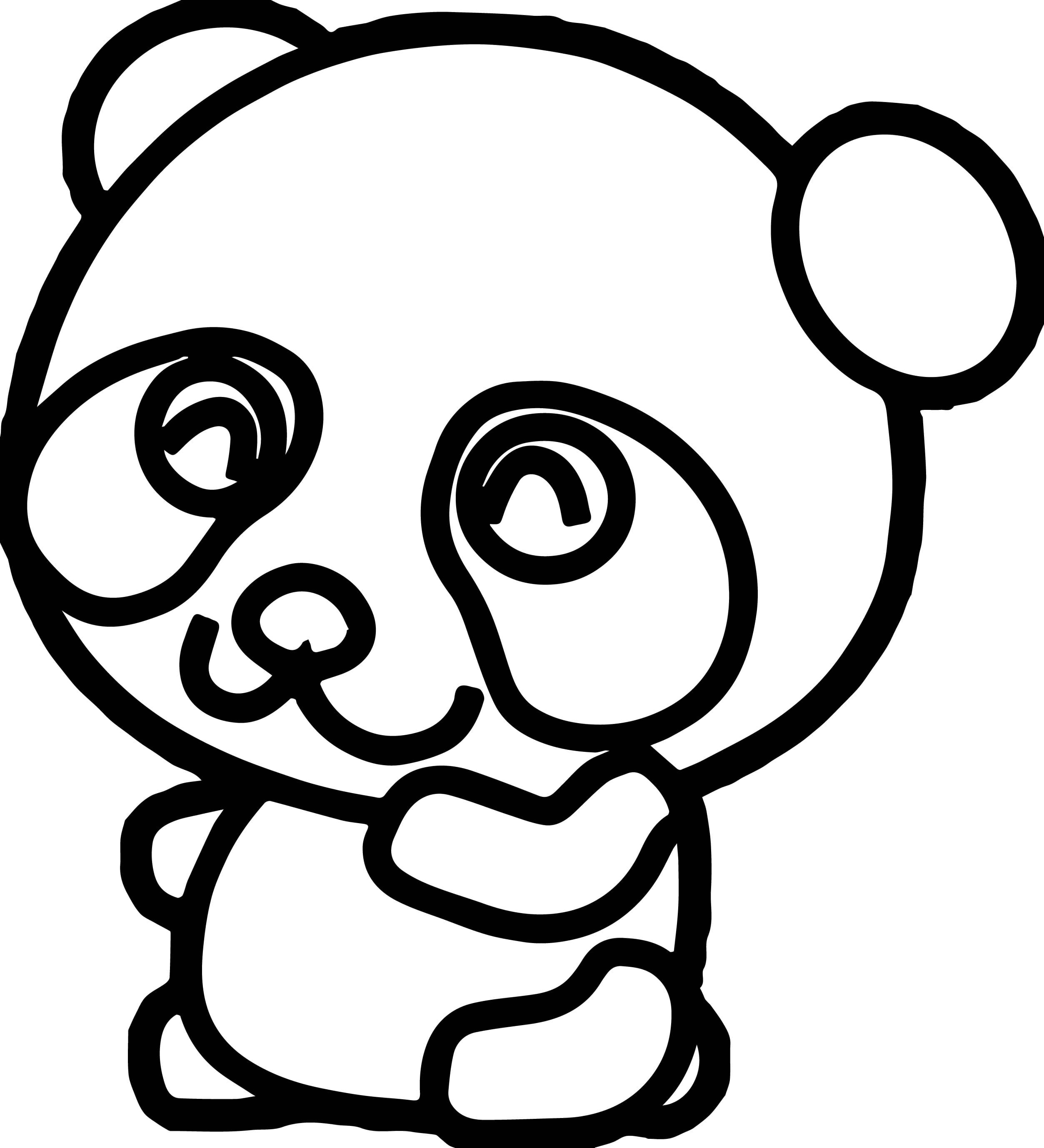 Panda Coloring Pages Home Design Ideas
