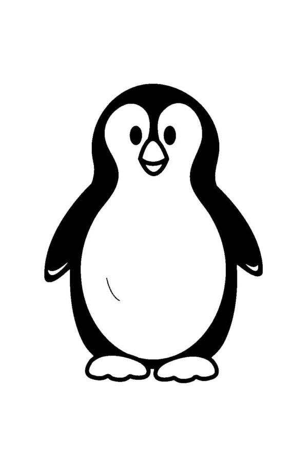 Pinguin Kleurplaten
