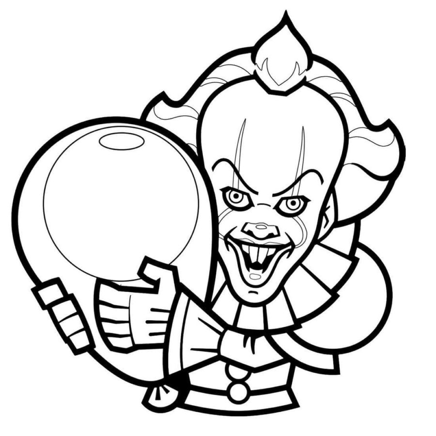 Dibujos de Pennywise para Colorear