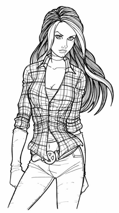 People Coloring Pages