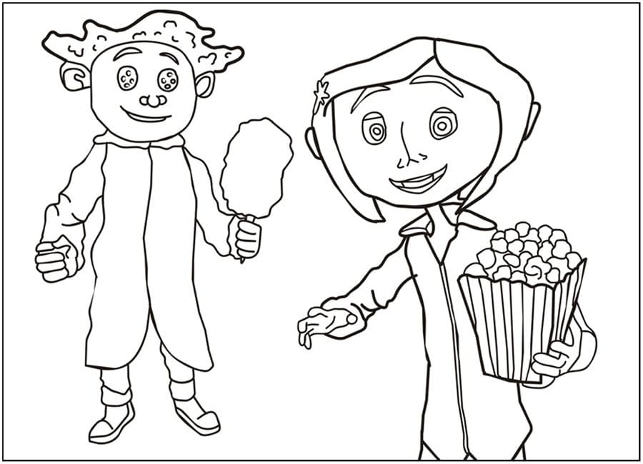 Popcorn Coloring Pages | 100 Pictures Free Printable