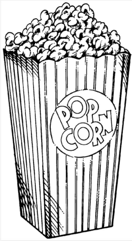Disegni di Pop Corn da colorare - 100 immagini per la stampa gratuita