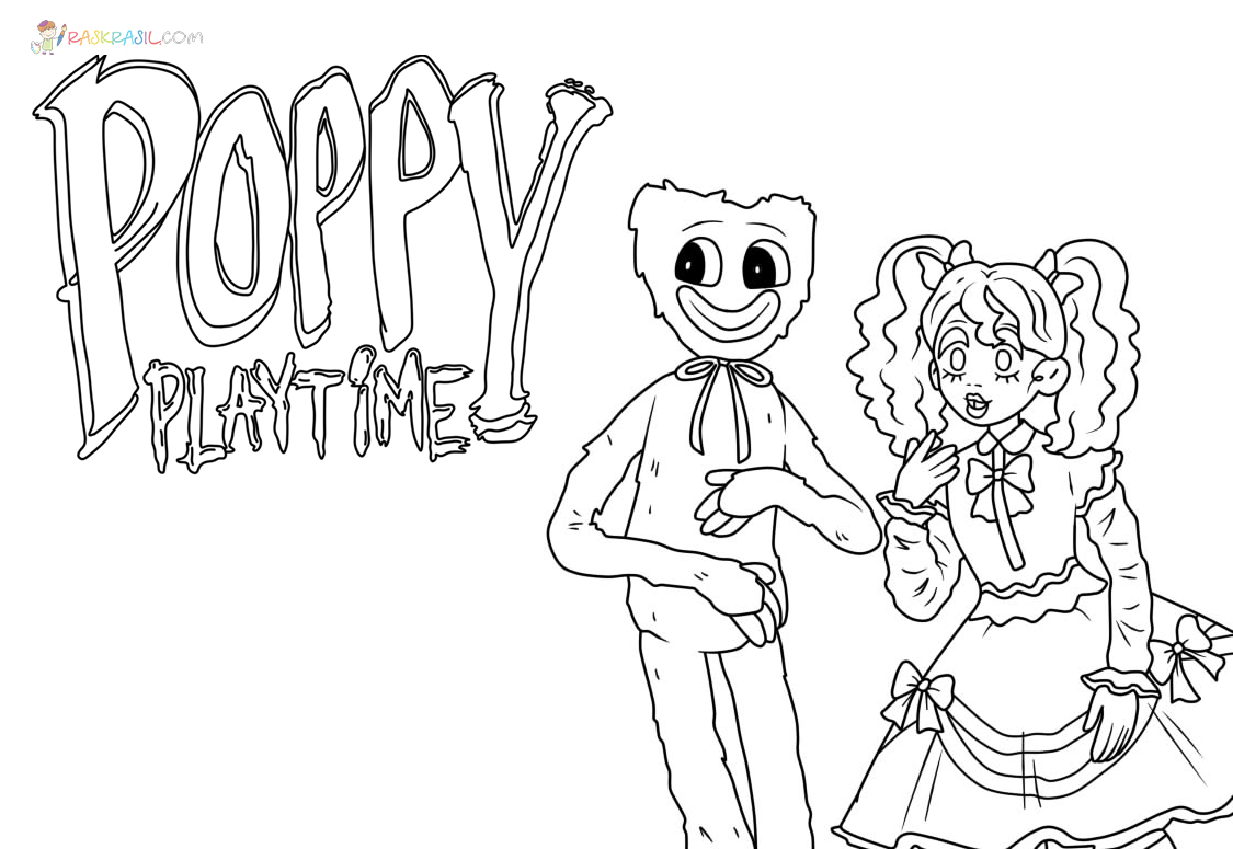 Desenhos para colorir Poppy Playtime