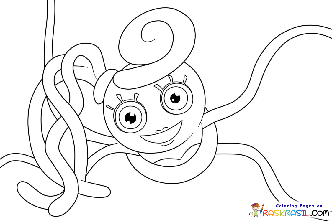 Poppy Playtime Chapter 2 Coloring Pages: Free Printable Sheets