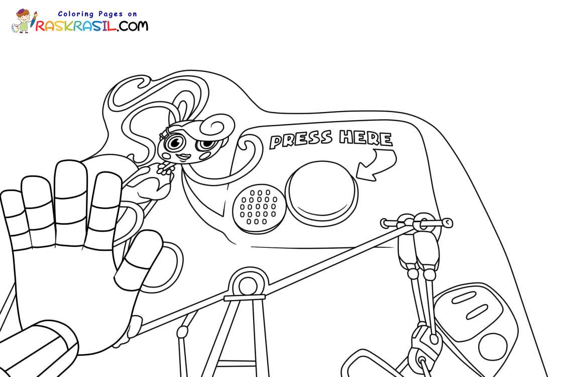 Desenhos de Poppy Playtime Capítulo 2 para Colorir