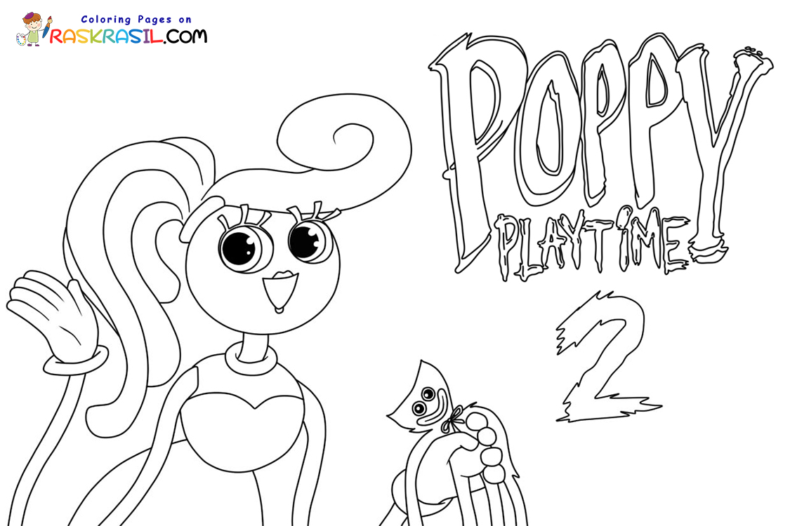 Poppy Playtime 20 Coloring Pages