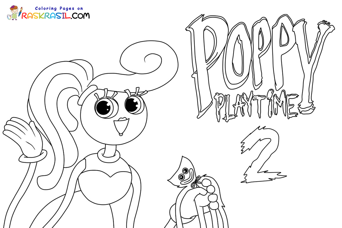 Desenhos de colorir Poppy Playtime para crianças