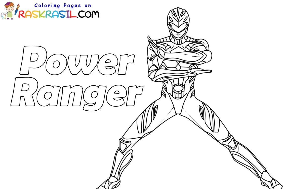 Kolorowanki Power Rangers - 110 darmowych kolorowanek do wydruku