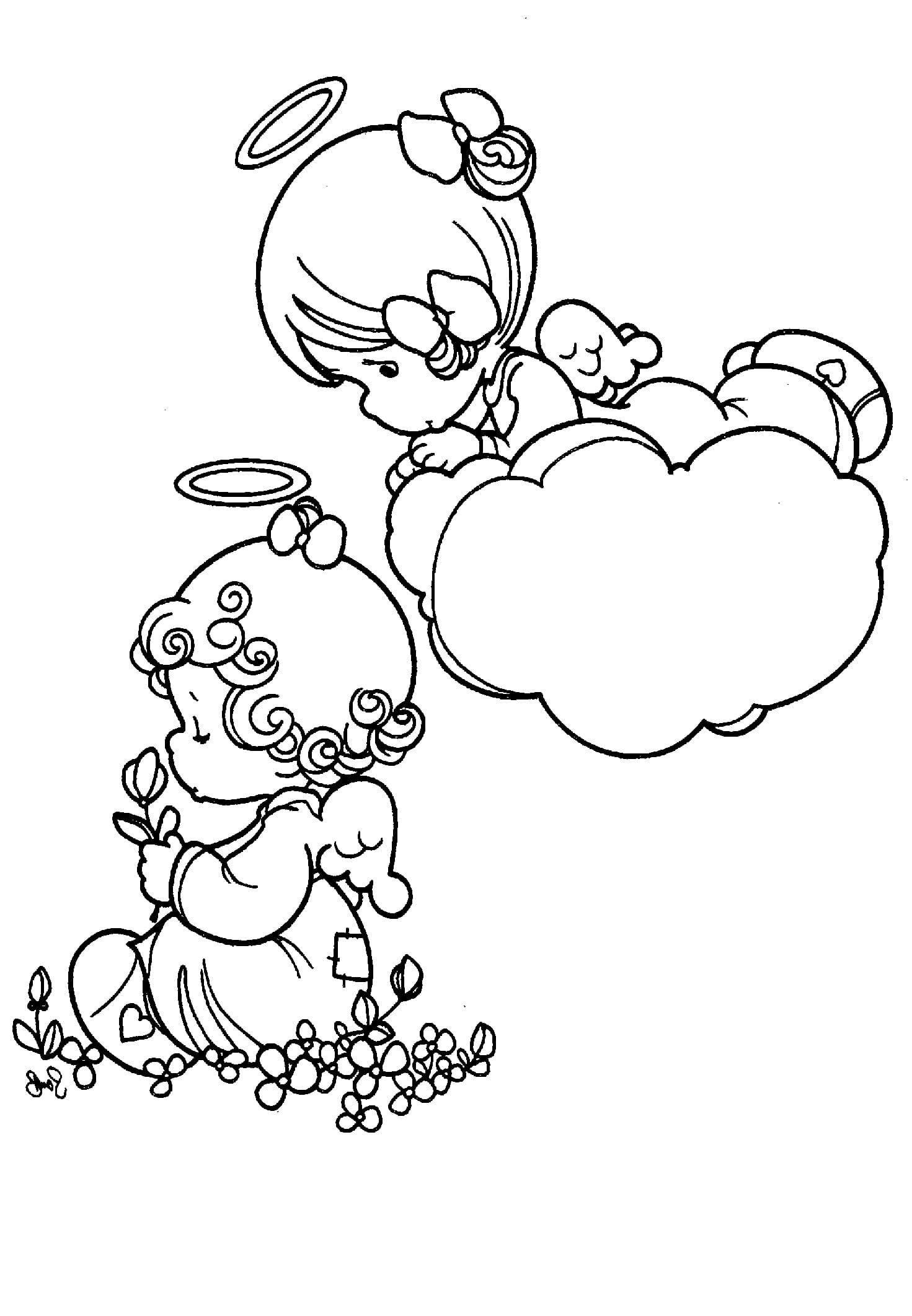 Precious Moments Coloring Pages | 100 Pictures Free Printable
