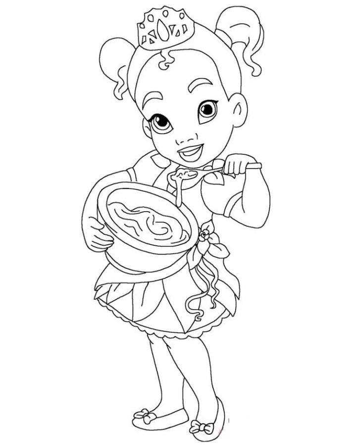 Princess Tiana Coloring Pages | 100 Pictures Free Printable