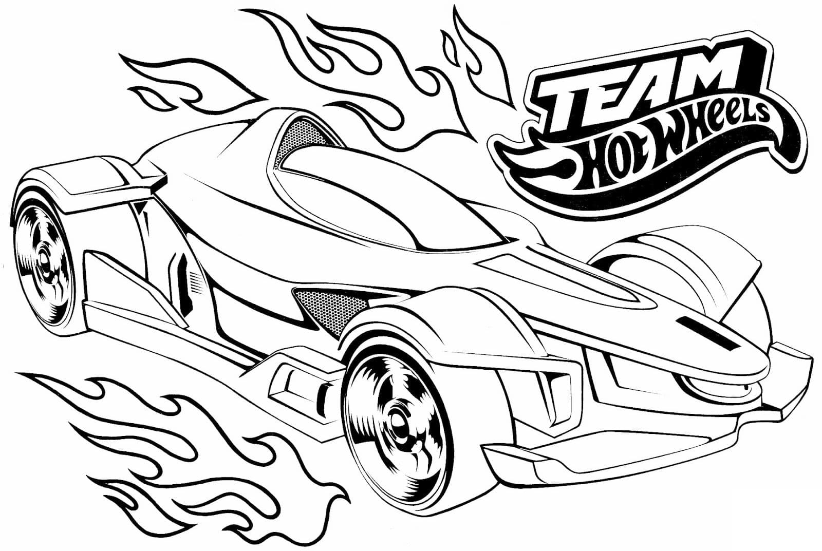Race Cars Coloring Pages