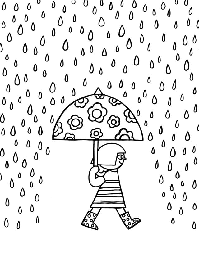 Ausmalbilder Regen | Kostenlos Malvorlagen zum Ausdrucken