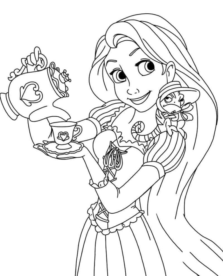 Rapunzel Coloring Pages | 100 Pictures Free Printable