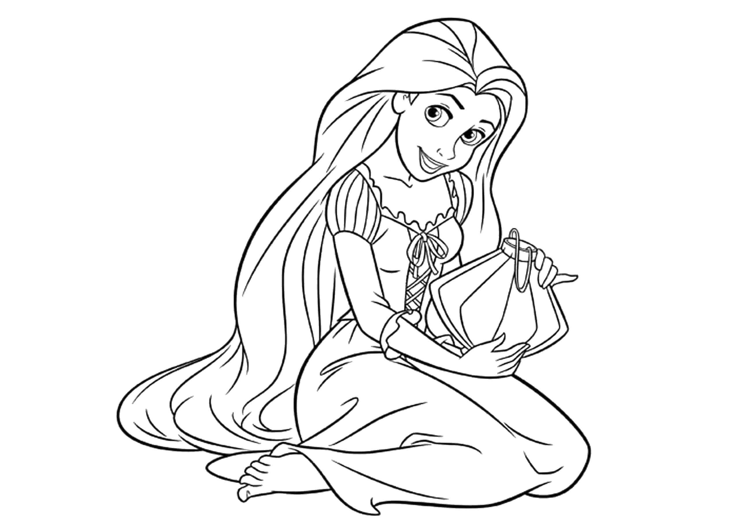 Disegni di Rapunzel da colorare - 100 immagini per la stampa gratuita
