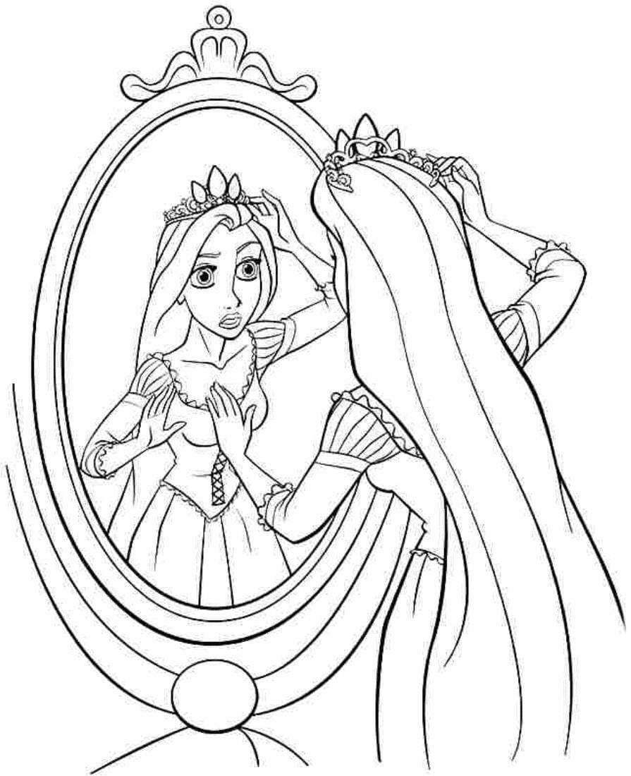 Rapunzel Coloring Pages | 100 Pictures Free Printable