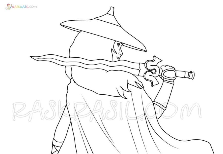 Coloriage Raya et le Dernier Dragon - Nouvelles images à imprimer