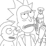 Raskrasil.com-Coloring-Pages-Rick-and-Morty-9
