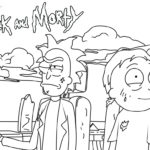 Raskrasil.com-Coloring-Pages-Rick-and-Morty-Logo
