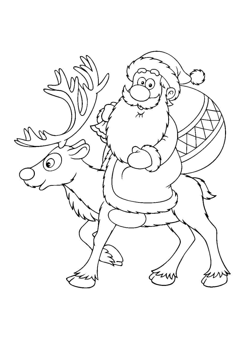 Raskrasil.com-Coloring-Pages-Santa-and-Reindeer-3