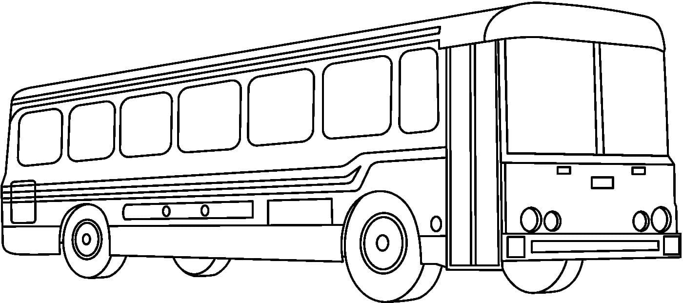 Coloriage Autobus Scolaire à imprimer gratuits