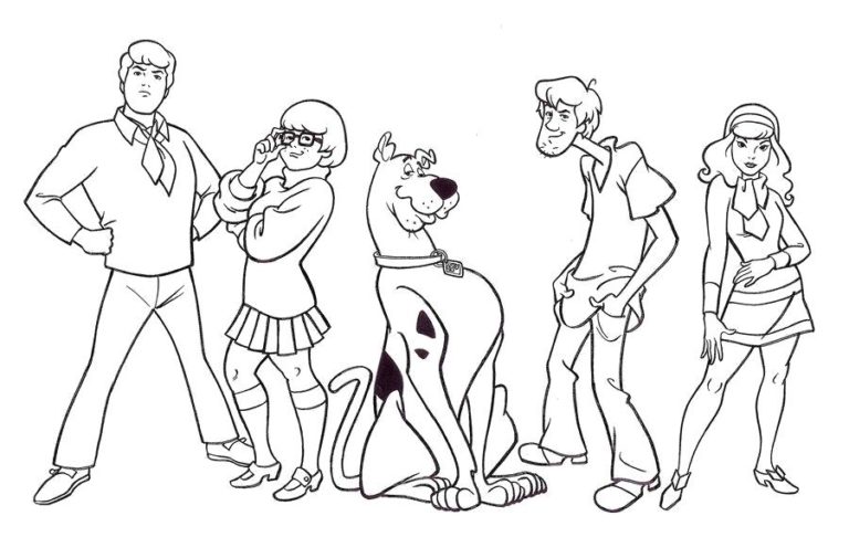 Scooby Doo Coloring Pages | 100 Pictures Free Printable
