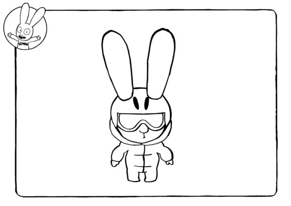 Disegni di Simone da colorare