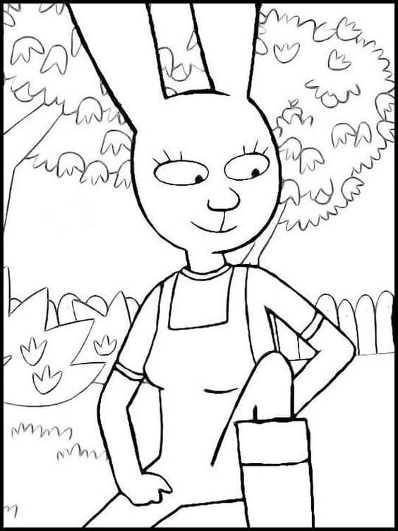 Simon Rabbit Coloring Pages | 40 Pictures Free Printable