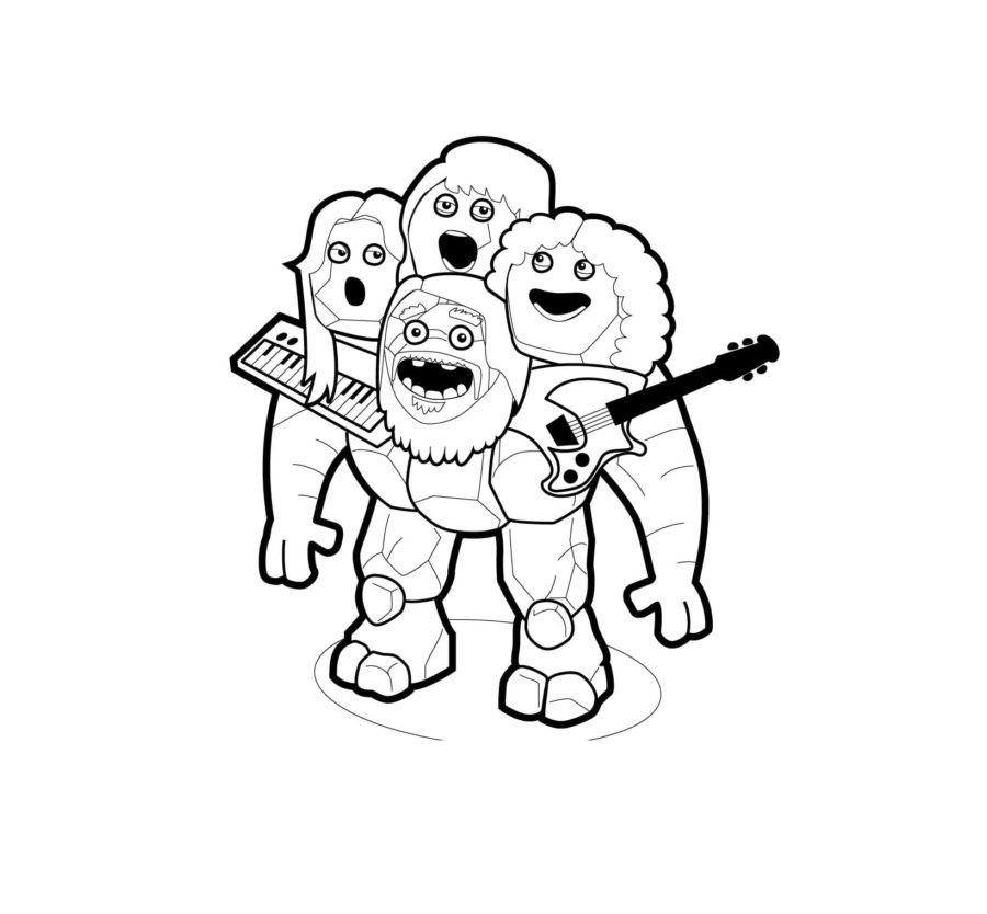 Desenhos para colorir amigos do arco-íris – WubboxName – Meus Monstros  Cantores 26 – Colorindo páginas